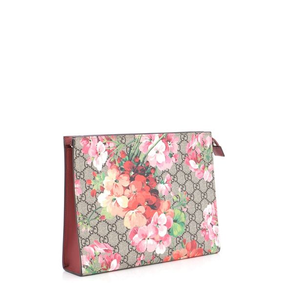 Gucci Toiletry Pouch Blooms Print Gg #80243G82B - Picture 2 of 6